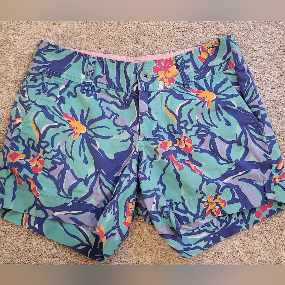 Lilly Pulitzer Callahan Shorts Womans Size 00